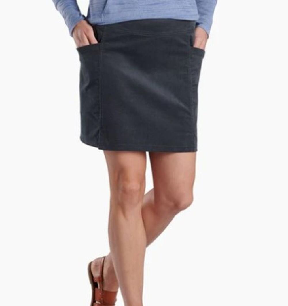 Kuhl Strova Skirt Gray Size 6 Nature Skirt Gorpcore Hiking Athletic